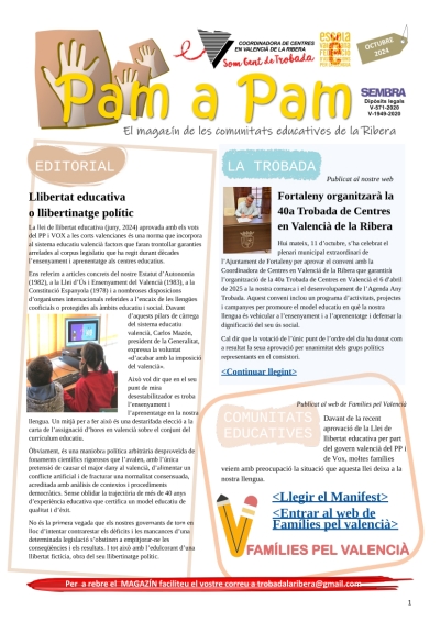 Pam a Pam d’octubre de 2024