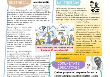 Pam a Pam Febrer 2025 Magazín de les comunitats educatives de la Ribera
